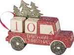 Days Until Christmas Red Truck Block Countdown Calendar, Primitives By Kathy. Fixed Price $32.97.