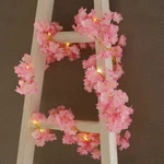 6 Ft Led Pink Artificial Cherry Blossom Garland Fairy Lights Wedding Decorations. Fixed Price $8.29.