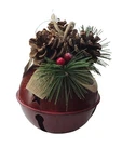 Large Red Jingle Bells With Star Cutout, X7 Hanging Christmas Ornament. Fixed Price $14.99.