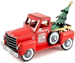 22 In Antique Red Metal Holiday Truck With Removable Christmas Tree. Fixed Price $44.99.
