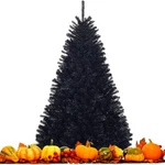 Vilobos 8FT Black Christmas Tree Artificial Pvc Xmas Holiday 1500 Tip Decoration. Fixed Price $49.99.