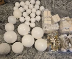 Northlight 42CT White Silver Shatterproof Christmas Ornaments Deal Read. Fixed Price $29.99.