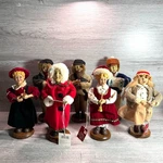 Vintage 1998 Santas Workbench Caroler Figurine Set Of 7 Christmas Collectibles. Fixed Price $170.00.