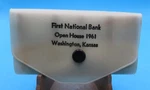 Vintage First National Bank Open House 1961 Kansas Change Holder Money. Fixed Price $14.95.