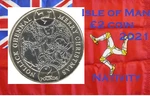 Isle Of Man Coin Bag 10X Pounds 2021 Nativity Kirk Xmas Christmas. Fixed Price $93.95.