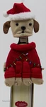 Christmas Nicholas Square Santa Paws Dog Wine Bottle Dressing Cover Nwt. Fixed Price $27.99.