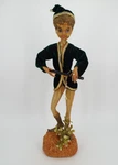 Vintage Mcm Hollywood Regency 18" Pixie Elf Sculpture Figurine Hong Kong. Fixed Price $78.00.