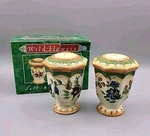 Certified International Salt & Pepper Shakers Hand Painted Ceramic Wild Flowers. Fixed Price $15.00.