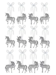 Ganz E8 Zinc Glitter Unicorn Ornament 3IN - ER55390 Choose Design. Fixed Price $14.99.