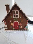 St. Nicholas Square Wooden Advent Calendar Gingerbread House 25 Doors Christmas. Fixed Price $30.00.