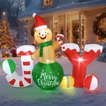 Christmas Inflatable Outdoor Decorations, 6 X 8 Ft Gingerbread Large Blow Up Yar. Fixed Price $99.99.