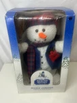 Santa's Best North Pole Snowmen Holiday Animation Christmas 17" Tall Works Great. Fixed Price $33.99.
