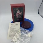 Carlton Cards Stand Heirloom Cherry Wood Gold (ornament Not Included). Fixed Price $10.99.
