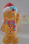 Christmas Gingerbread Man Blow Mold 11" Holiday Time Tabletop Lights Up Plastic. Fixed Price $28.87.