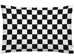 Ekobla Throw Pillow Cover Car Racing Sports Cool Black White Formula Checkere.... Fixed Price $18.42.