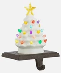 Mr. Christmas Led Light Up Nostalgic Ceramic Tree Stocking Holder 4 Hour Timer. Fixed Price $99.99.