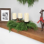 Northlight Pine Cone Mixed Foliage Christmas Pillar Candle Holder - 30". Fixed Price $55.43.