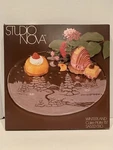 Vtg Studio Nova W. Germany Winterland Cake Plate 15" SA532/310. Fixed Price $15.00.