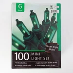 Target 2005 100 Mini Christmas Light Set Green Indoor/outdoor 28.9 Ft. Fixed Price $5.99.