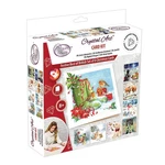 Festive British Christmas Set Of 8 Crystal Art Card Kits Craft Buddy New. Fixed Price $41.99.
