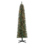 Home Heritage Stanley 7' Artificial Christmas Tree W/ Colored Lights (for Parts). Fixed Price $34.08.