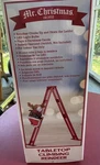 Mr. Christmas Animated Ladder Climbing Reindeer 17 Tabletop White Red New Box. Fixed Price $49.00.