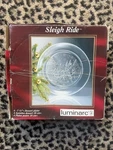 Vtg Box Luminarc Sleigh Ride Dessert Salad Plates-set Of 4, Christmas Holiday. Fixed Price $15.90.
