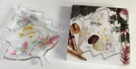 Savoir Vivre Holiday Spirit Art Glass Christmas Tree Server Candy & Nut Dish. Fixed Price $9.99.