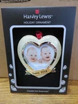 2018 Harvey Lewis Twins Christmas Ornament Swarovski Pearl White/silver 3.5*. Fixed Price $12.00.