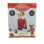 New Gemmy 4.5FT Rudolph The Red Nose Reindeer W/puffer Vest Light Up Inflatable. Fixed Price $39.99.