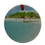 Montego Bay Jamaica Doctor Cave Beach Christmas Ornament Souvenir Porcelain. Fixed Price $13.98.