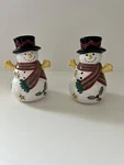 Sango The Sweet Shoppe Snowman Salt Pepper Shakers Hand Painted Collectible. Fixed Price $11.99.