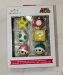 Super Mario - Nintendo Set 6 Mini Hallmark Keepsake Ornaments 1" Each Read. Fixed Price $12.49.
