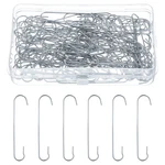 120 Pcs Shape Ornament Hooks 0.51X2.36 Inch Bendable Metal Wire Box Silver. Fixed Price $20.96.