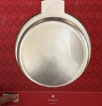 Silver Metal Charger Plate Set 4 New Holiday Christmas 13". Fixed Price $19.99.