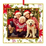 Waahome Picture Christmas Ornaments 2026-3'' Floral 3", 0- FRAME-1. Fixed Price $12.04.
