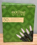 Holiday Living Solar Lights Green Wire, 60 Ct Led, 0477629. Fixed Price $12.00.