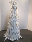Christmas Linen White Tree Tabletop Decoration Allen And Roth 16 Inches. Fixed Price $25.00.