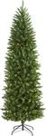 7FT Slim Green Mountain Pine Christmas Tree With 300 Clear Led Lights. Fixed Price $167.99.