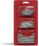 300 Pack Of Silver Ornament Christmas Tree Decorating Hooks- Metal Wire. Fixed Price $5.86.