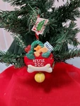 Kurt Adler Rescue Dog Ceramic Christmas Ornament. Fixed Price $9.85.