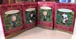 New Hallmark Keepsake Peanuts 2000 Snoopy Christmas Set Of 4 "no Display". Fixed Price $29.99.