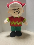 20" Charlie Brown Greeter Peanuts Christmas Porch Dan Dee Holiday Decoration .. Fixed Price $47.86.