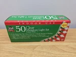 Yule Rite Christmas 50 Multi-color Miniature Light Set String Holiday New Box. Fixed Price $7.95.
