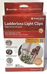 2 Pack Simple Living Solutions 50CT String Light Ladderless Clips, Boxes. Fixed Price $14.99.