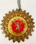 Game Of Thrones Kurt Adler House Sigil Christmas Ornament Lannister Hear Roar. Fixed Price $13.00.
