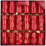 Robin Reed 12" Christmas Crackers, Tree Flakes Design - Box Of (62207). Fixed Price $47.99.