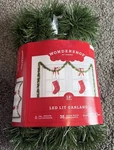 Wondershop 18FT Led Lit Garland Warm White Lights Christmas Indoor/outdoor. Fixed Price $19.99.