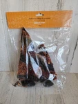 Dept 56 New Halloween Sisals 4033852 Orange Fall Village Tree Set Glitter. Fixed Price $24.75.