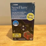 Snow Flurry Projection Lightshow White & Blue Led Spotlight By Gemmy. Fixed Price $17.99.